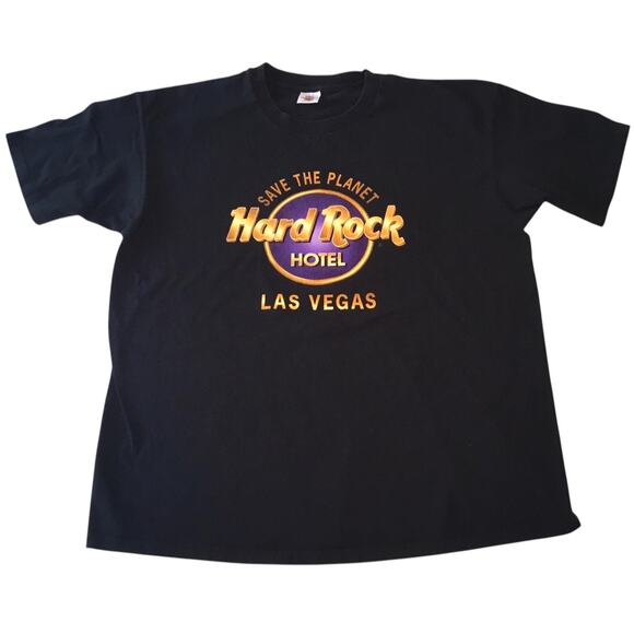 Hard Rock Hotel Las Vegas Save The Planet Classic Logo XL - Picture 1 of 3